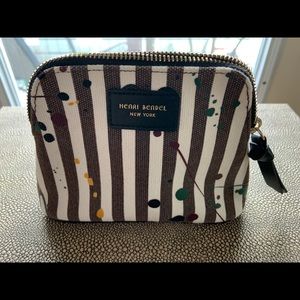 Henri Bendel Splatter Cosmetic Case NWOT!!!